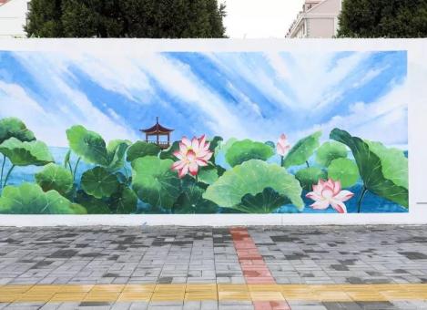  天柱墙绘施工材料制作工艺说明