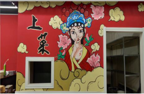  天柱墙体彩绘的发展和应用