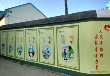  天柱文化墙施工攻略