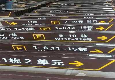  天柱广告标识中，常见的几种安装方式。