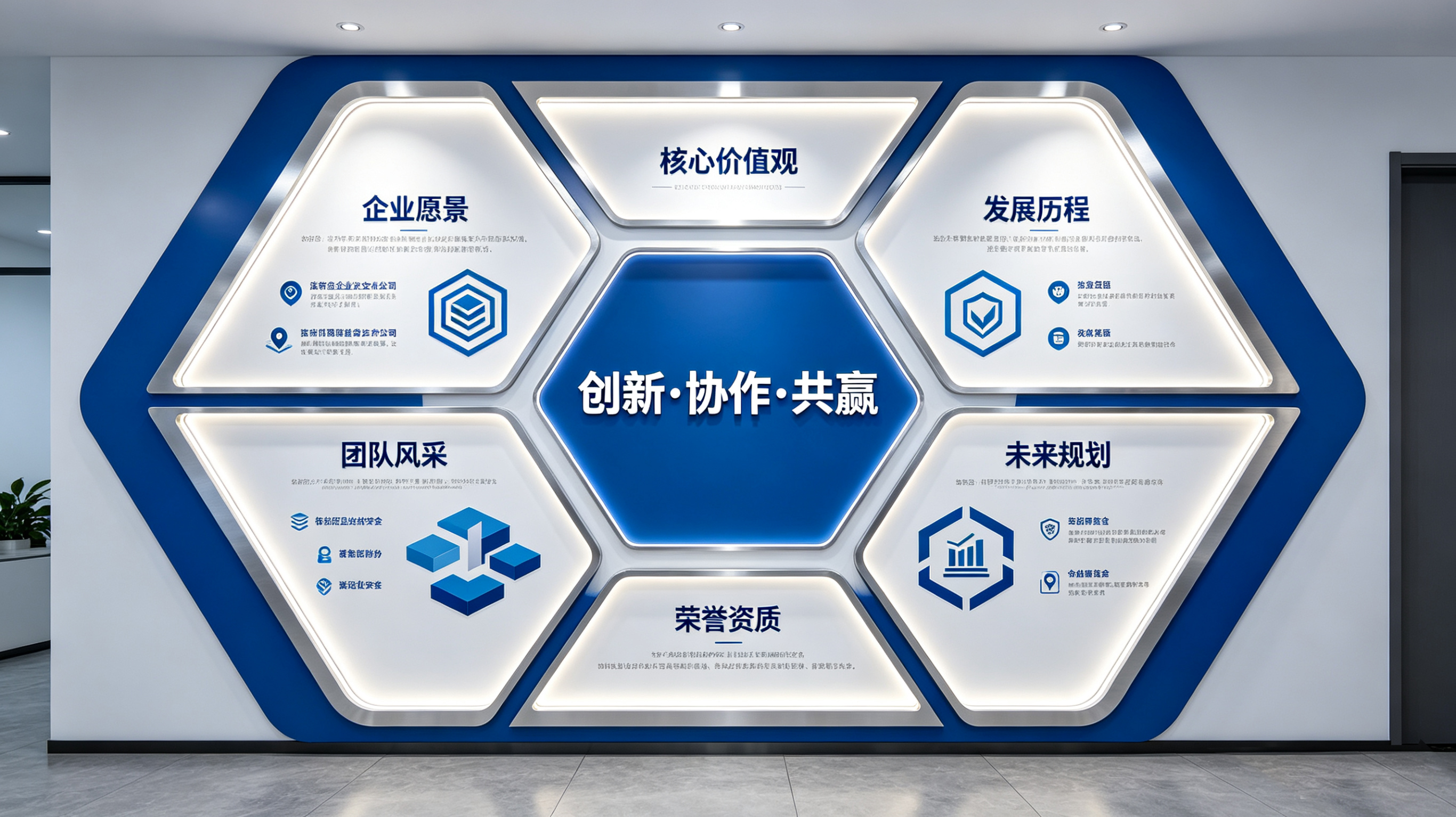  天柱企业文化墙六边形避坑指南（新手常犯5个错误）
